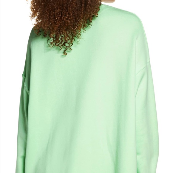 Nike lime green sweatshirt NWT - Picture 2 of 5